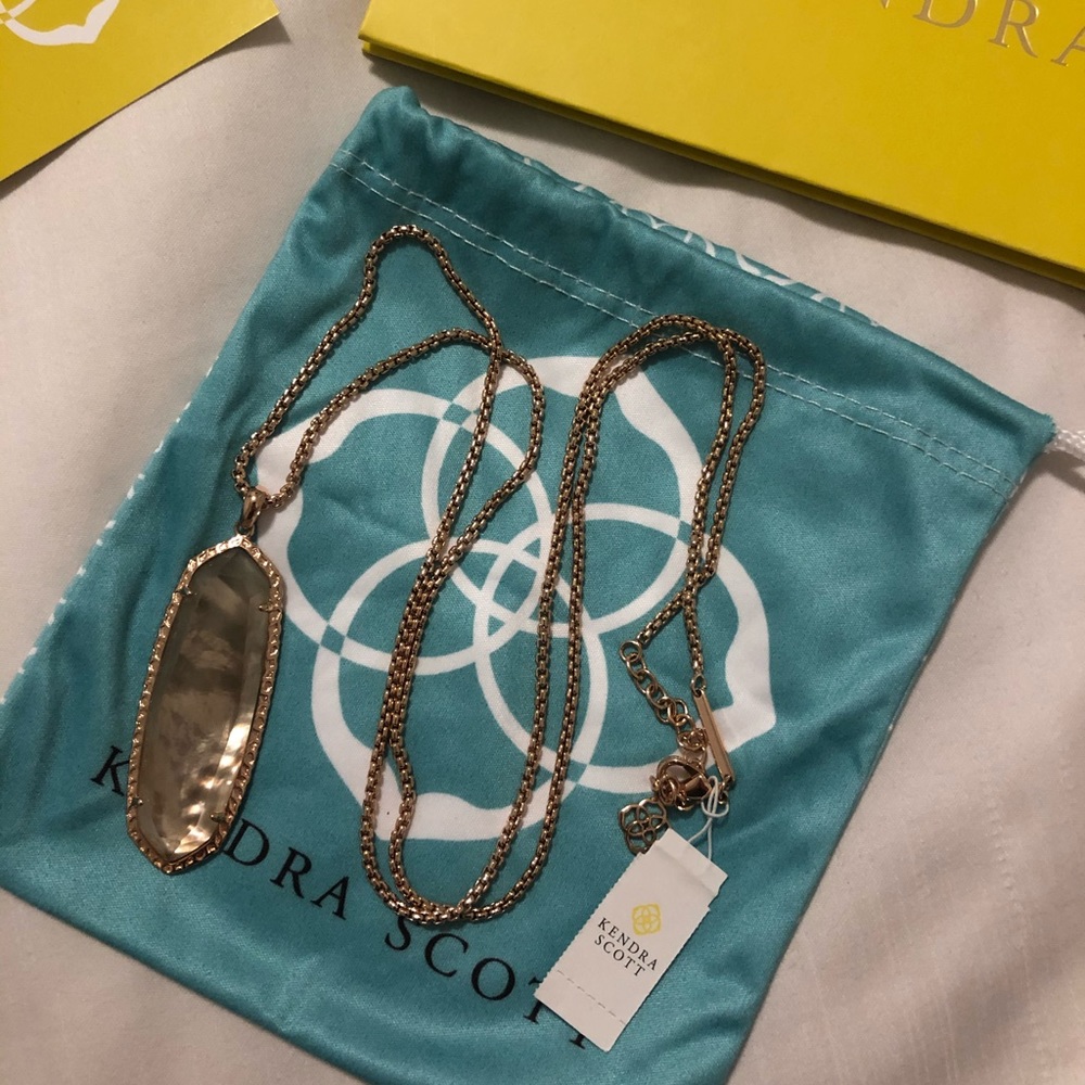 Kendra Scott Layden Necklace in Rose Gold